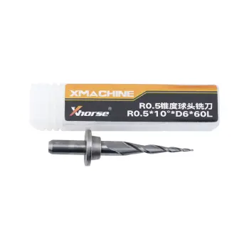 Xhorse 5-Axis Machine R0.5 Tapered D6 Ball Nose End Mill